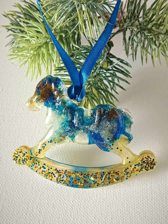 Kalėdinis eglutės žaisliukas „Arkliukas“